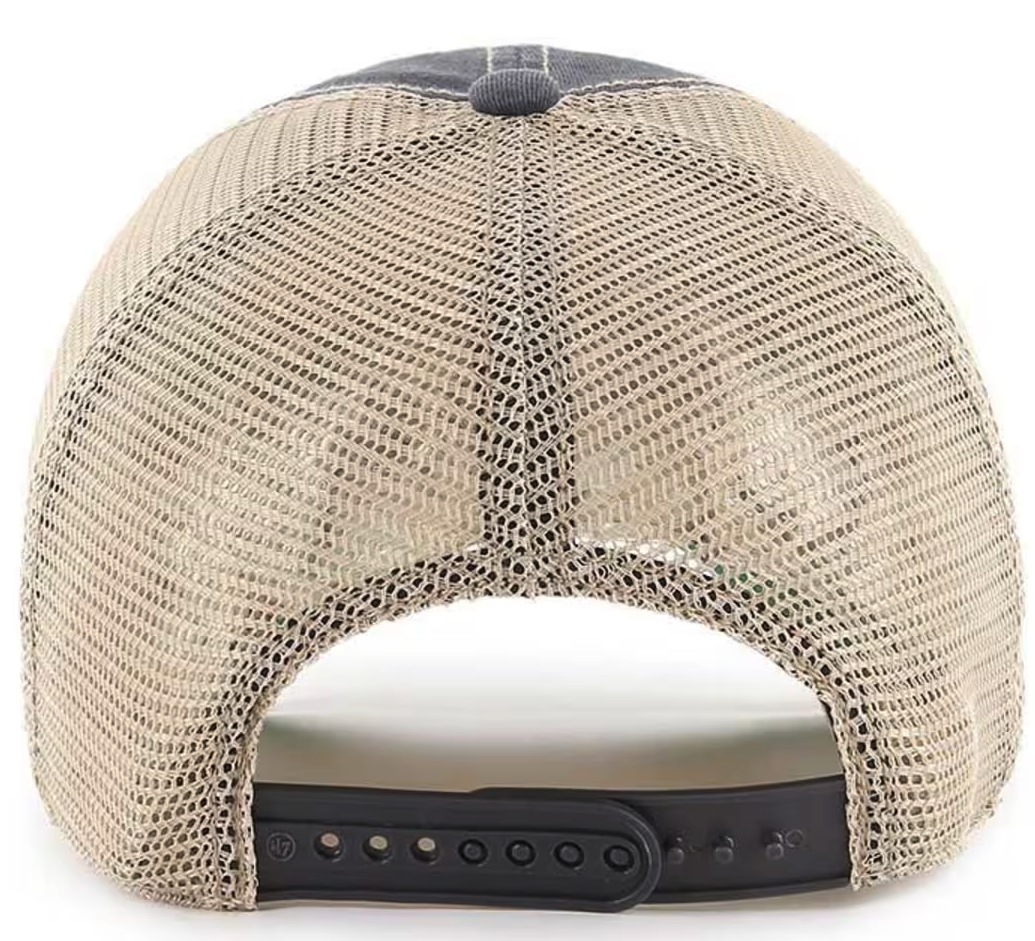 Illinois Fighting Illini Trawler Mesh Cleanup Adjustable Hat By '47 brand - Pro Jersey Sports