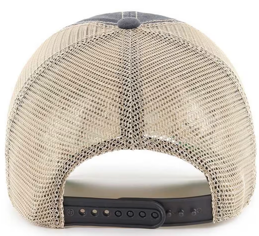 Illinois Fighting Illini Trawler Mesh Cleanup Adjustable Hat By '47 brand - Pro Jersey Sports