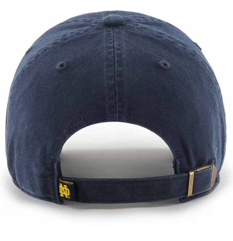 Notre Dame Fighting Irish Navy Cleanup Adjustable Hat By '47 brand - Pro Jersey Sports