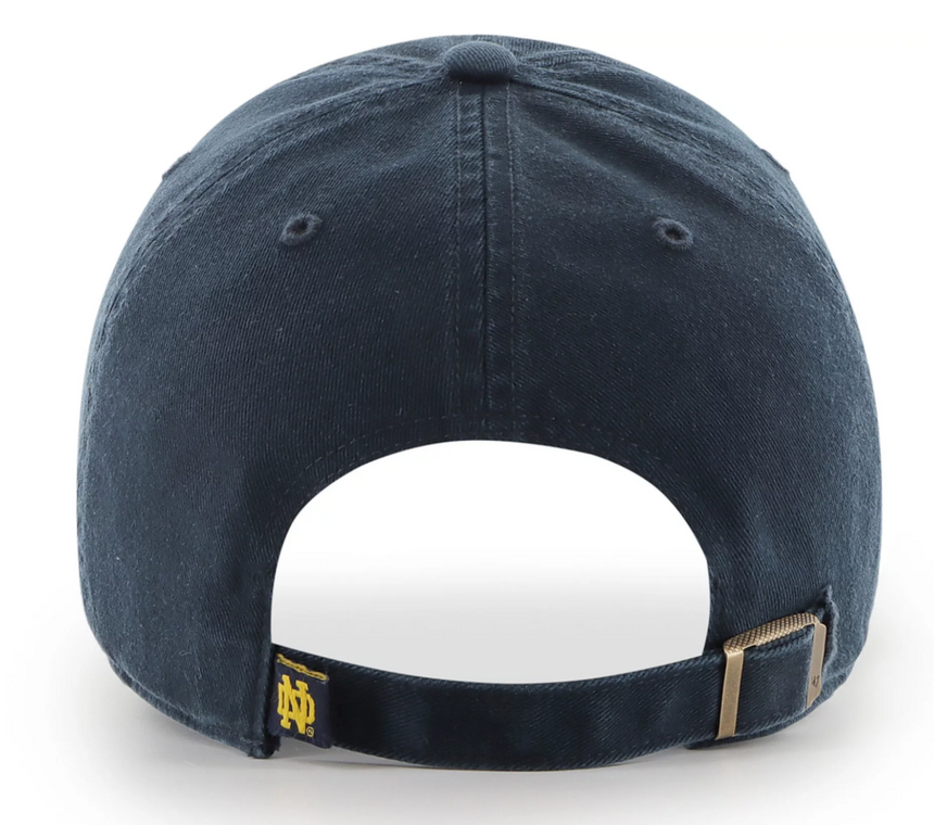 Notre Dame Fighting Irish Navy " ND" Cleanup Adjustable Hat By '47 brand - Pro Jersey Sports