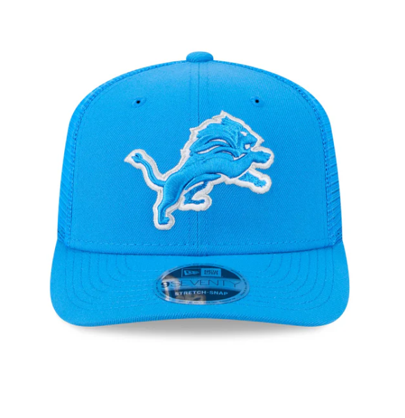 Detroit Lions New Era Sky Blue 9SEVENTY Trucker Adjustable Hat