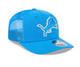 Detroit Lions New Era Sky Blue 9SEVENTY Trucker Adjustable Hat - Pro Jersey Sports