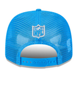 Detroit Lions New Era Sky Blue 9SEVENTY Trucker Adjustable Hat - Pro Jersey Sports