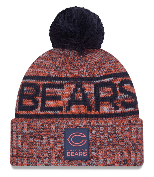 Chicago Bears 2025 New Era Official Sideline "C" Sport Knit Hat