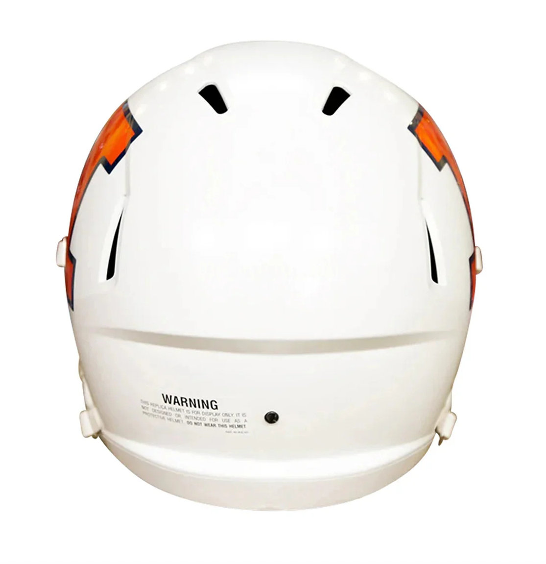 Illinois Fighting Illini White Riddell Replica Full Size Speed Helmet - Pro Jersey Sports