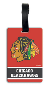 Chicago Blackhawks Soft Luggage Bag Tag - Pro Jersey Sports