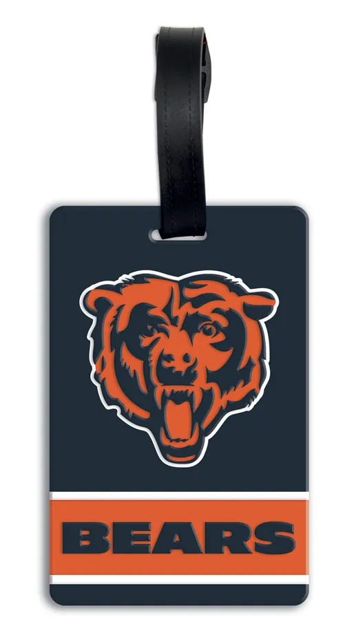 Chicago Bears Soft Luggage Bag Tag