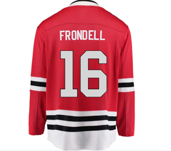 Men's Anton Frondell Chicago Blackhawks Red Home Fanatics Breakaway Premium Replica Jersey