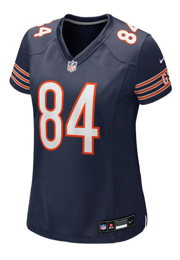 Women's Chicago Bears Colston Loveland Nike Navy Team Color Game Jersey