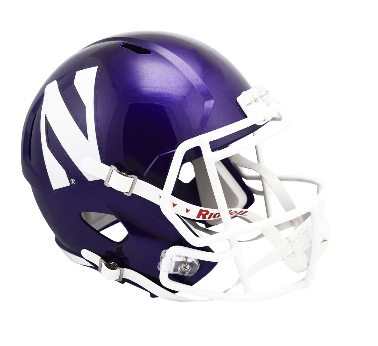Northwestern Wildcats Purple Riddell Replica Full Size Speed Helmet - Pro Jersey Sports