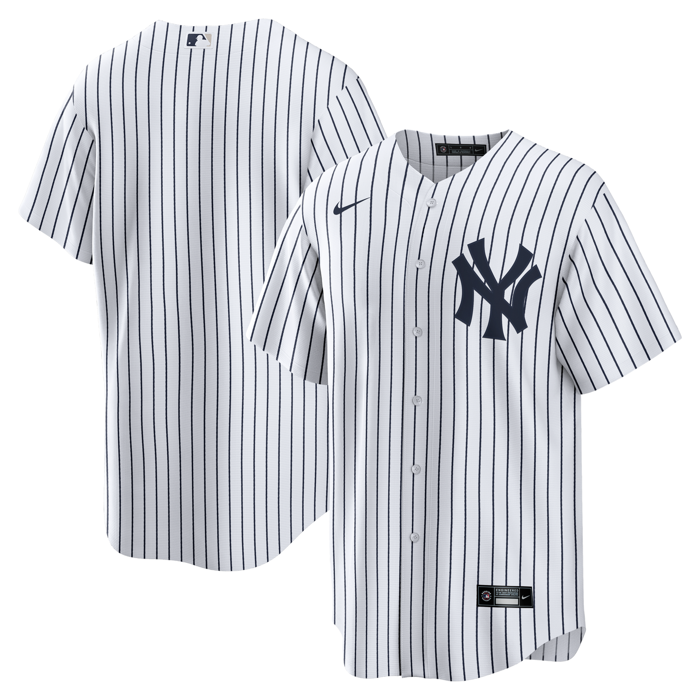 Men's New York Yankees Nike White Home Replica Blank Team Jersey