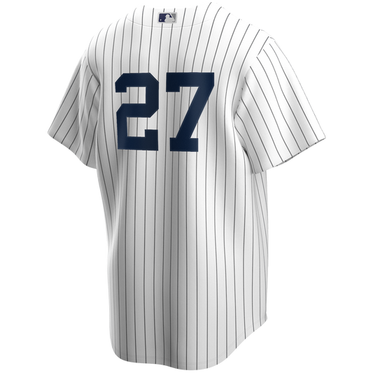 Men's Nike Giancarlo Stanton White New York Yankees Home Official Replica Player Jersey