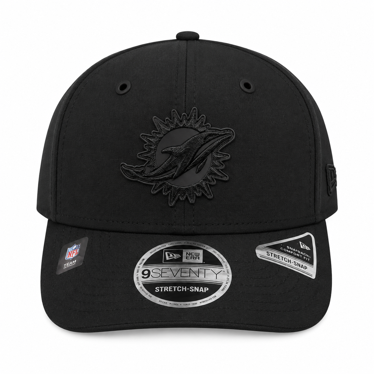 Men's Miami Dolphins New Era 2026 NFL Sideline 9SEVENTY Black Adjustable Hat
