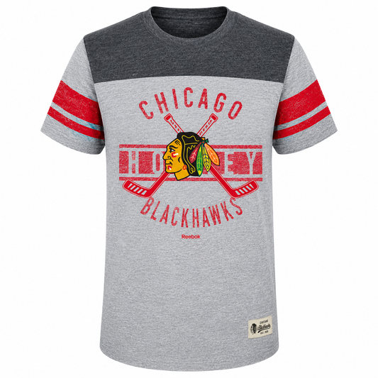 Youth Chicago Blackhawks Lineage Tee By Reebok