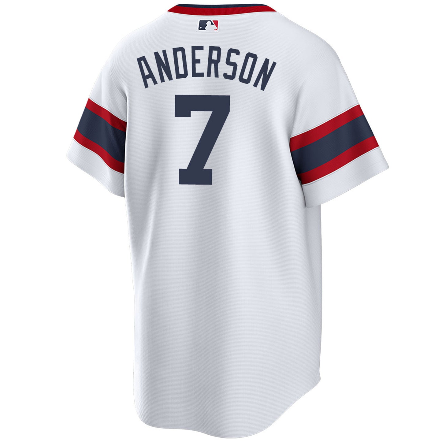 NIKE Men's Tim Anderson Chicago White Sox White Home Sunday Alternate Premium Stitch Replica Jersey