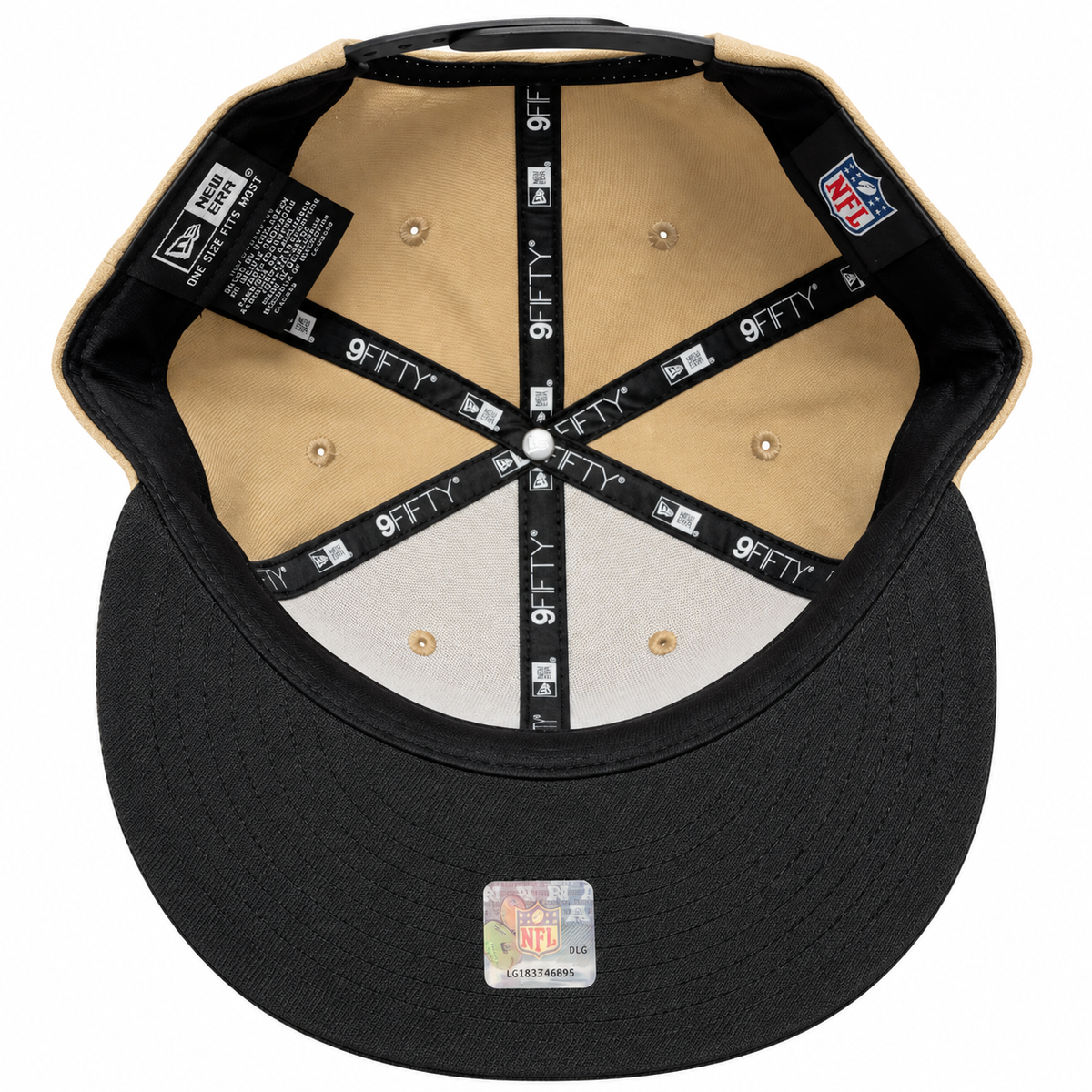 Men's Chicago Bears New Era Primary Logo Camel A-Frame 9FIFTY Snapback Adjustable Hat