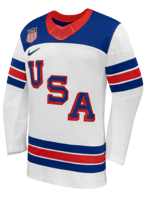 Men's Team USA Hockey Nike White Replica Jersey