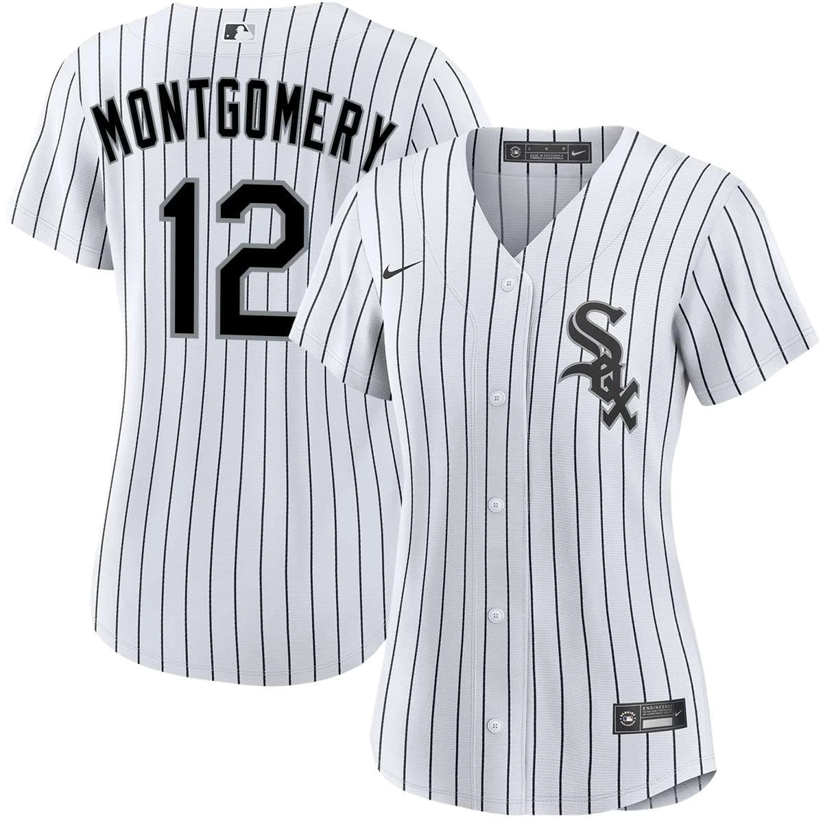 Women's Colson Mongomery Chicago White Sox Nike White Home Replica Team Jersey