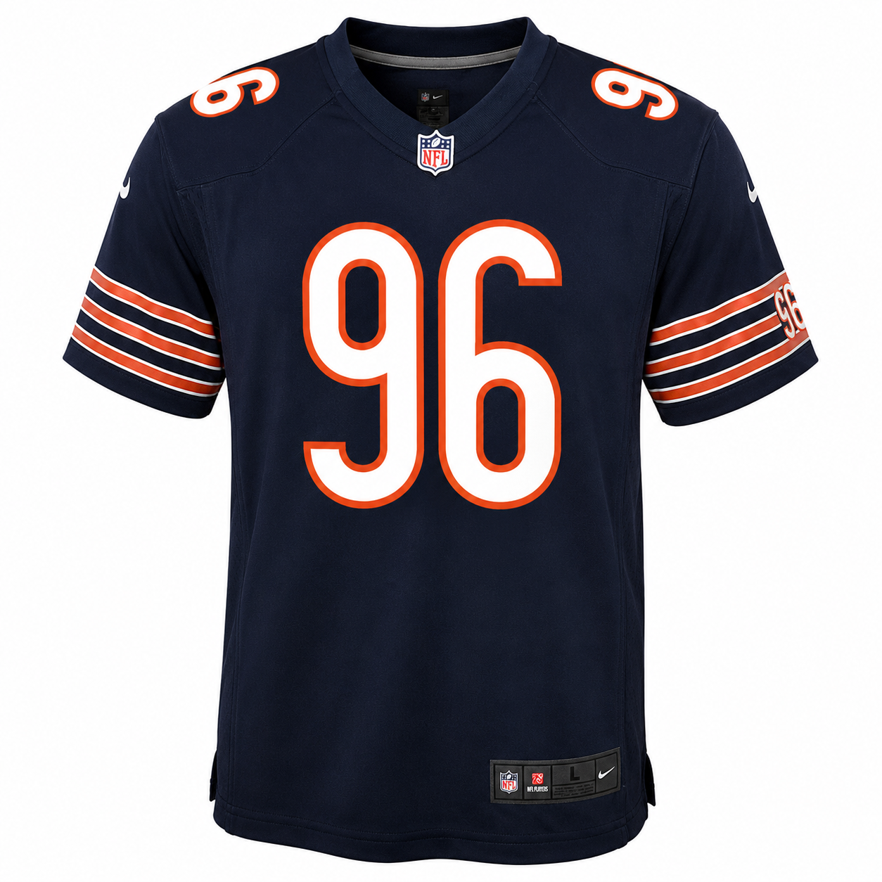 Youth Nike Akiem Hicks Navy Chicago Bears Game Jersey