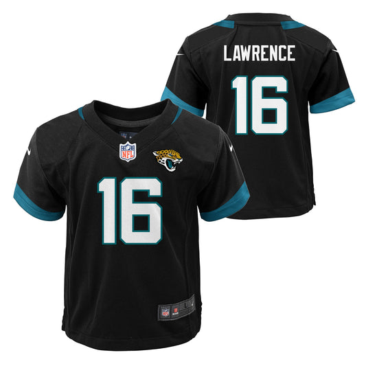 Kids Trevor Lawrence Jacksonville Jaguars Child Nike Black Replica Jersey