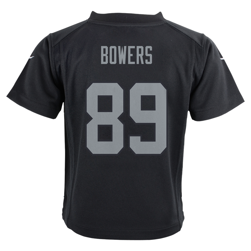 Child Las Vegas Raiders Brock Bowers Black Home Nike Game Jersey - Pro Jersey Sports