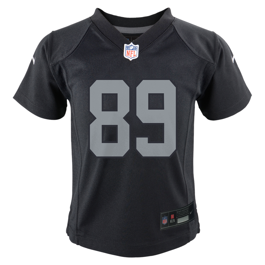 Child Las Vegas Raiders Brock Bowers Black Home Nike Game Jersey - Pro Jersey Sports