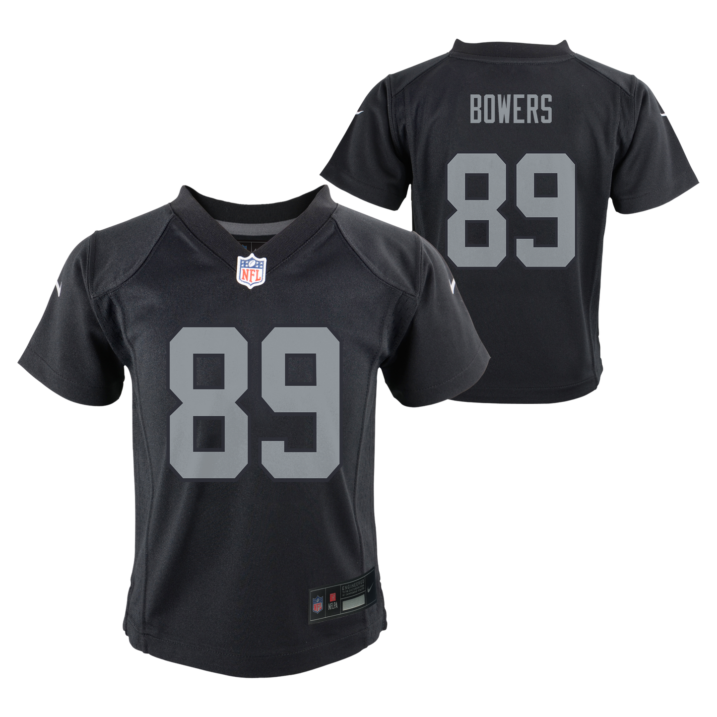 Child Las Vegas Raiders Brock Bowers Black Home Nike Game Jersey - Pro Jersey Sports