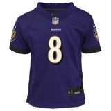 Child Baltimore Ravens Lamar Jackson Purple Home Nike Game Jersey - Pro Jersey Sports