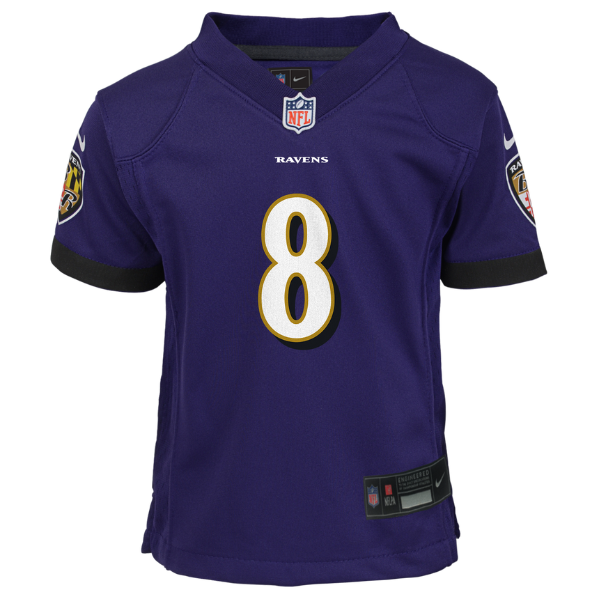 Child Baltimore Ravens Lamar Jackson Purple Home Nike Game Jersey - Pro Jersey Sports