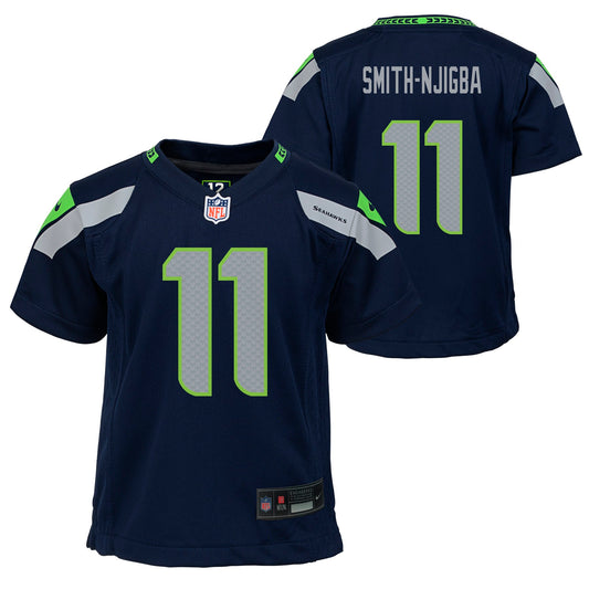 Kids Jaxon Smith-Njigba Seattle Seahawks Nike Navy Child Game Jersey
