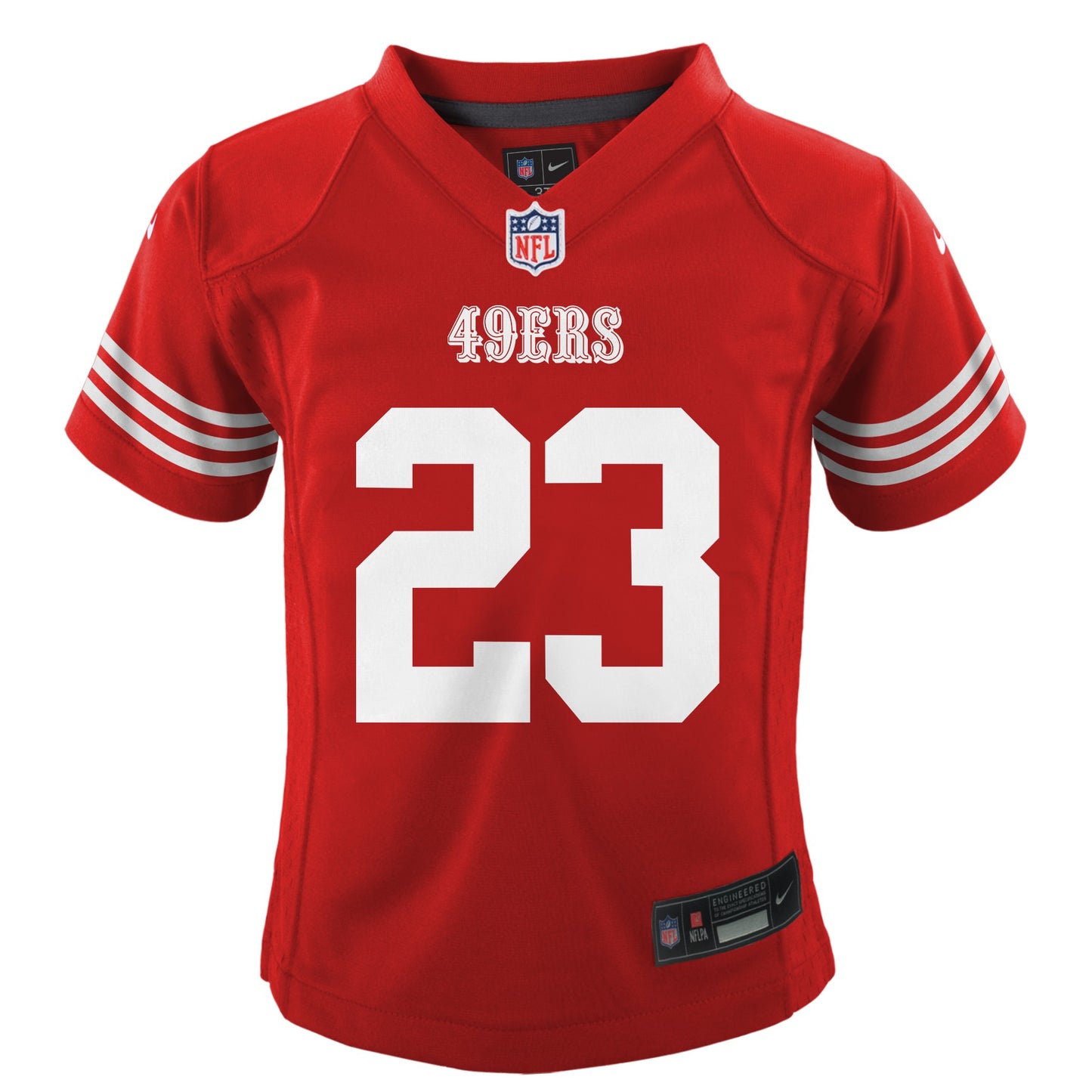 Kids Christian Mccaffrey San Francisco 49ers Red Child Nike Replica Jersey