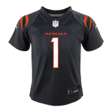 Toddler Jamar Chase Cincinnati Bengals Black Nike Replica Jersey - Pro Jersey Sports