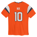Child Denver Broncos Bo Nix Orange Home Nike Game Jersey - Pro Jersey Sports