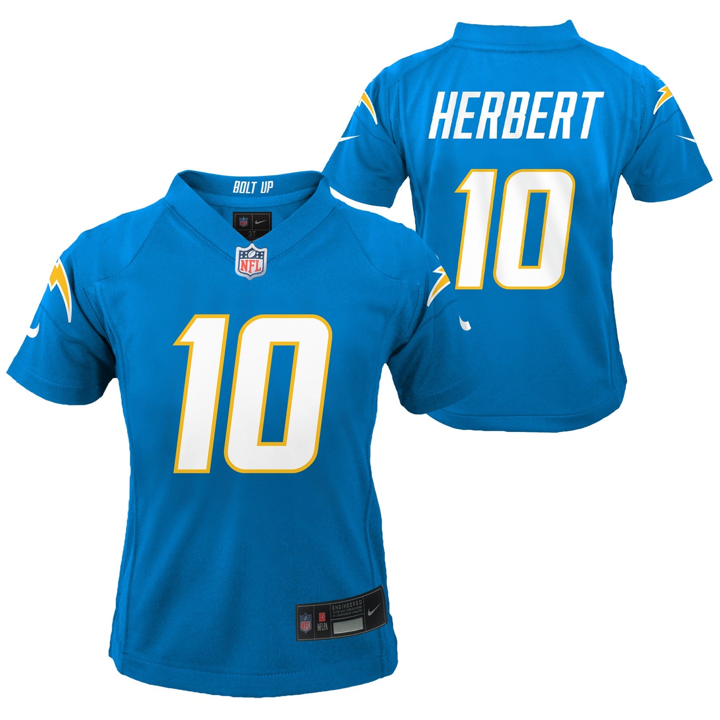 Kids Justin Herbert Los Angeles Chargers Child Nike Blue Replica Jersey