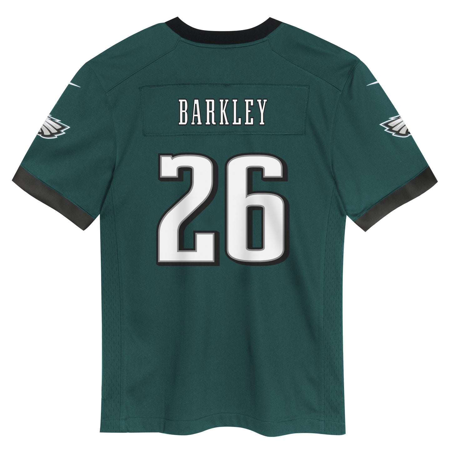 Kids Saquon Barkley Philadelphia Eagles Green Nike Game Jersey