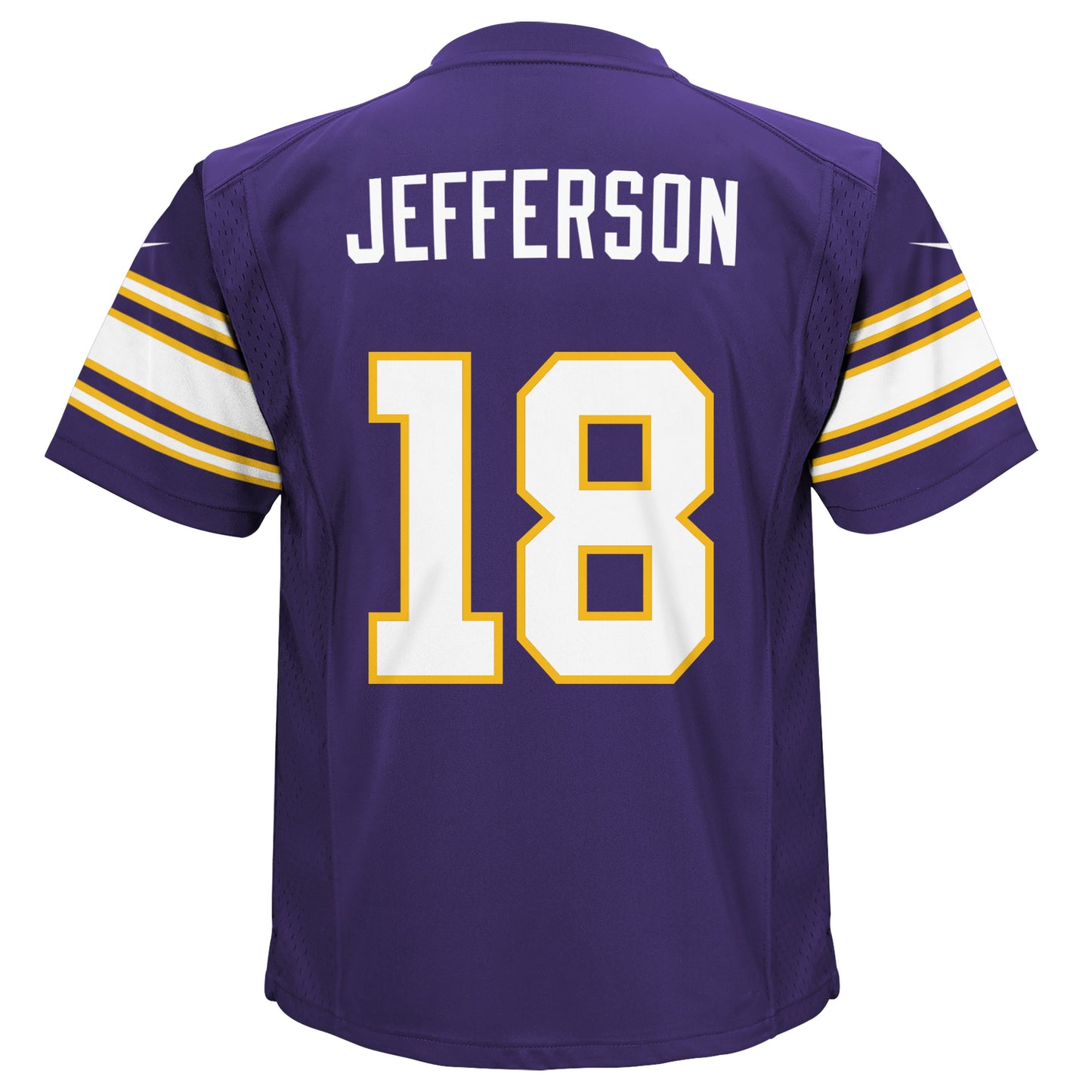 Kids Justin Jefferson Minnesota Vikings Purple Alternate Nike Replica Jersey