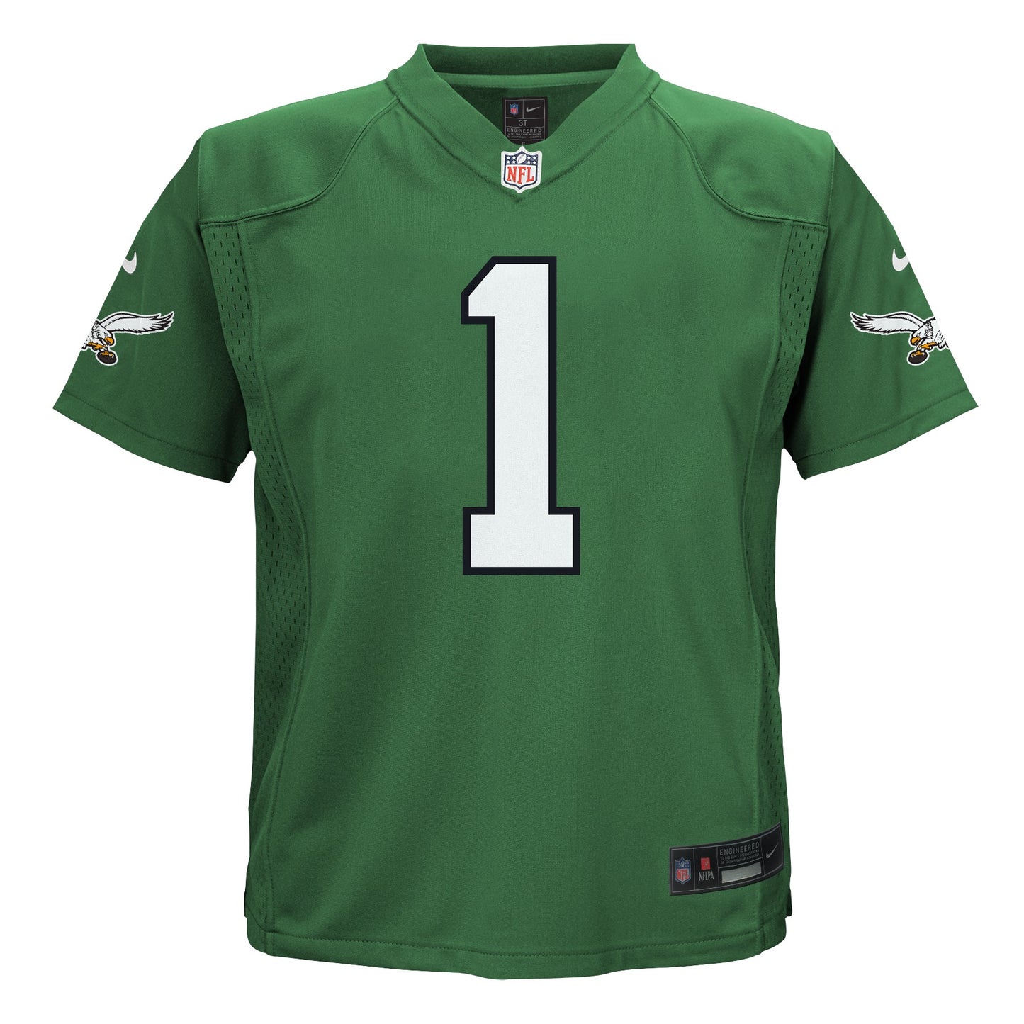 Kids Jalen Hurts Philadelphia Eagles Child Nike Kelly Green Replica Jersey