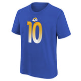 Youth Cooper Kupp Los Angeles Rams Nike Royal Name & Number T-Shirt - Pro Jersey Sports
