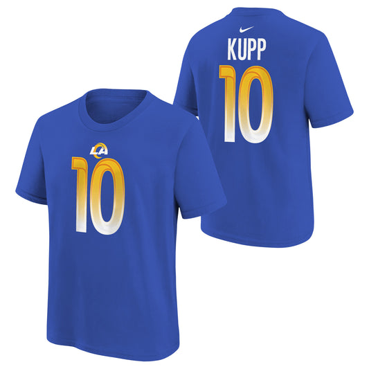 Youth Cooper Kupp Los Angeles Rams Nike Royal Name & Number T-Shirt