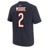 Youth DJ Moore Chicago Bears Nike Navy FUSE Name & Number T-Shirt - Pro Jersey Sports