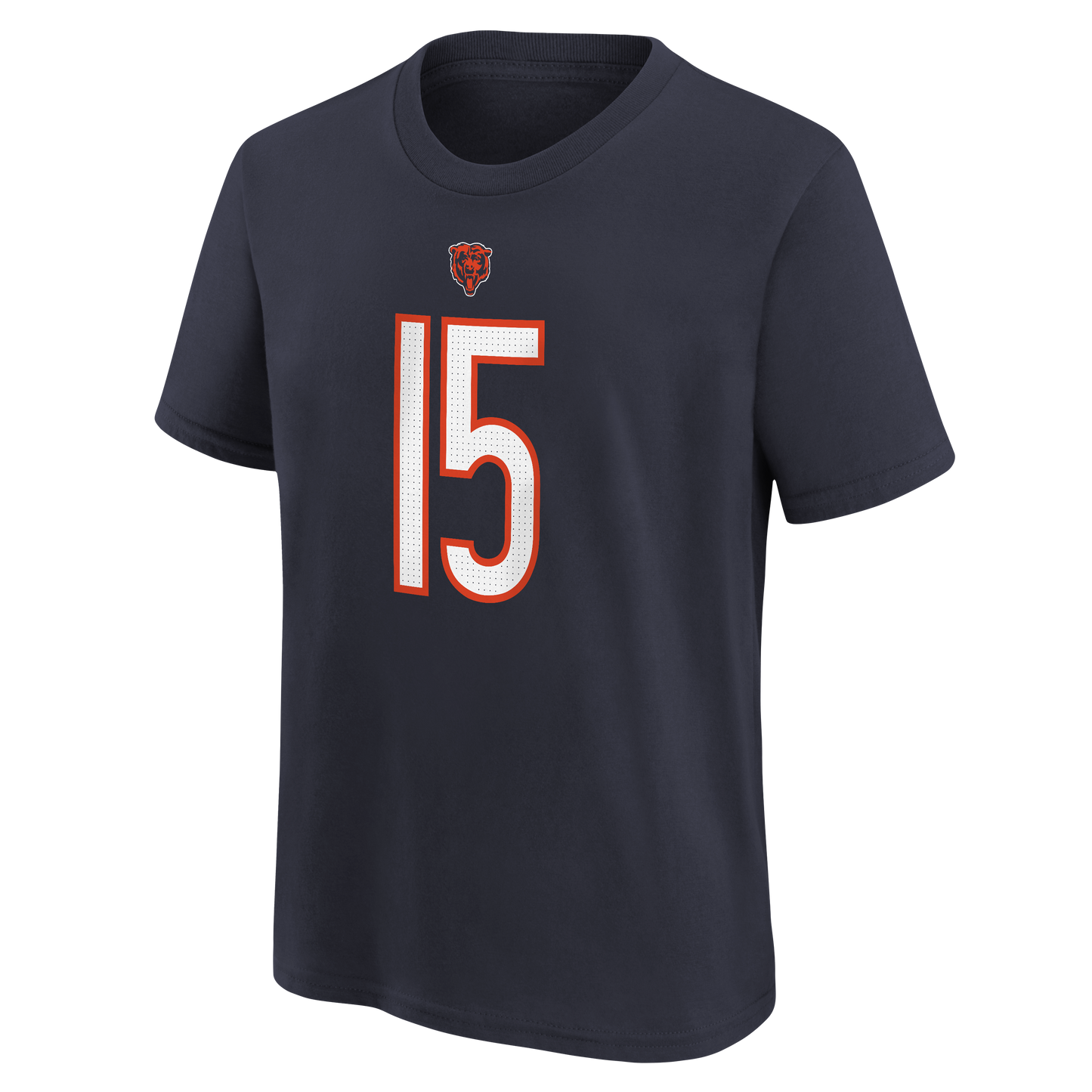 Youth Rome Odunze Chicago Bears Nike Navy FUSE Name & Number T-Shirt