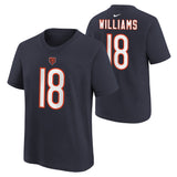 Youth Caleb Williams Chicago Bears Nike Navy FUSE Name & Number T-Shirt - Pro Jersey Sports