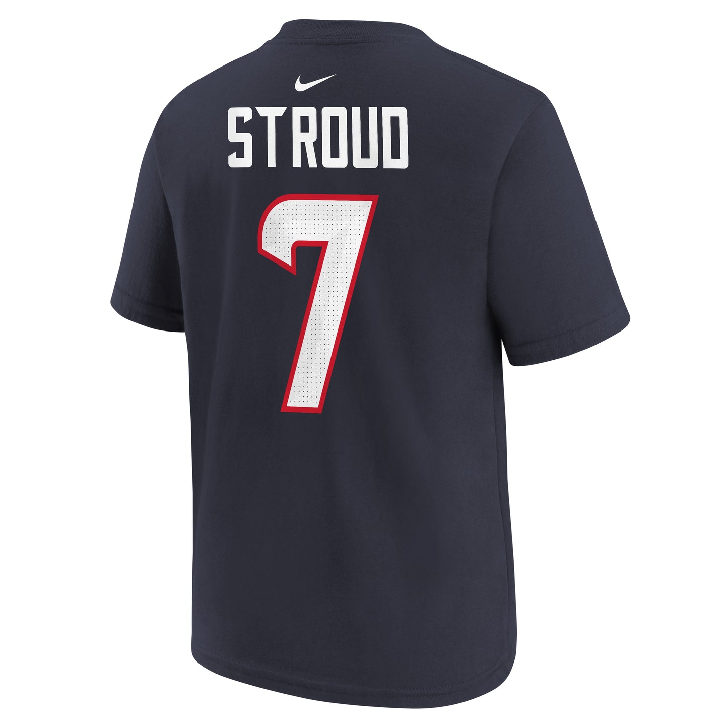 Youth CJ Stroud Houston Texans Nike Navy FUSE Name & Number T-Shirt