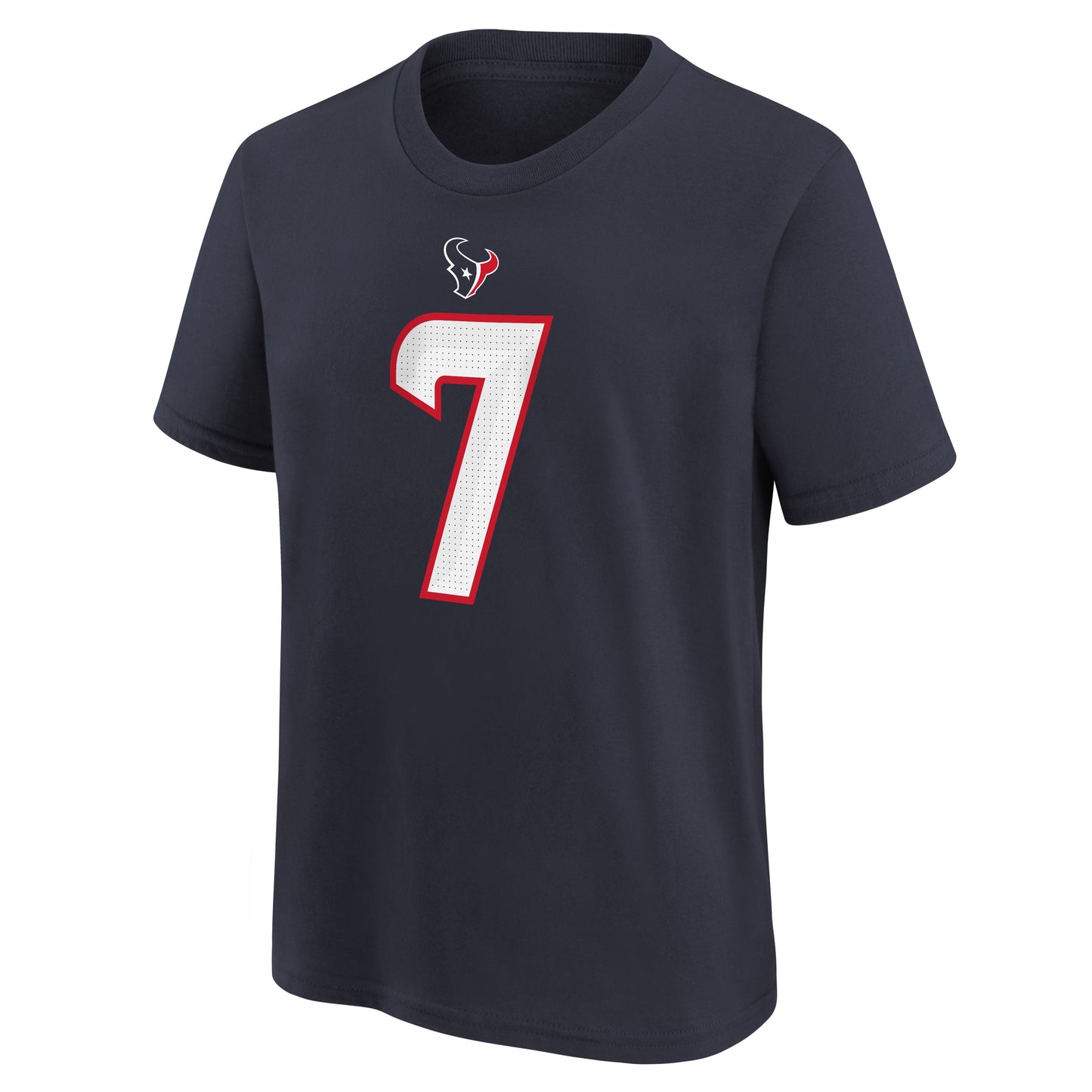 Youth CJ Stroud Houston Texans Nike Navy FUSE Name & Number T-Shirt