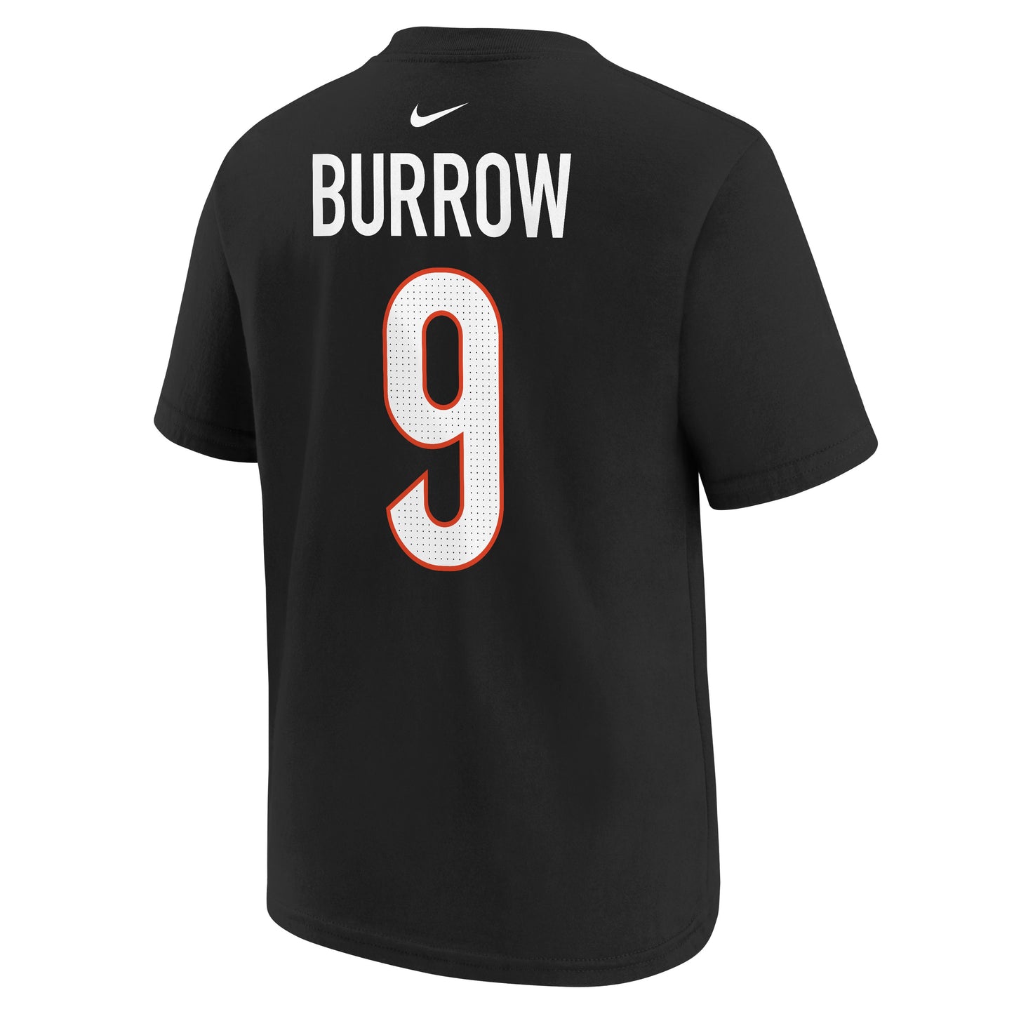Youth Joe Burrow Cincinnati Bengals Nike Black FUSE Player Pride Name & Number T-Shirt