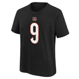 Youth Joe Burrow Cincinnati Bengals Nike Black FUSE Player Pride Name & Number T-Shirt - Pro Jersey Sports