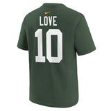 Youth Jordan Long Green Bay Packers Nike Green Player FUSE Name & Number T-Shirt - Pro Jersey Sports