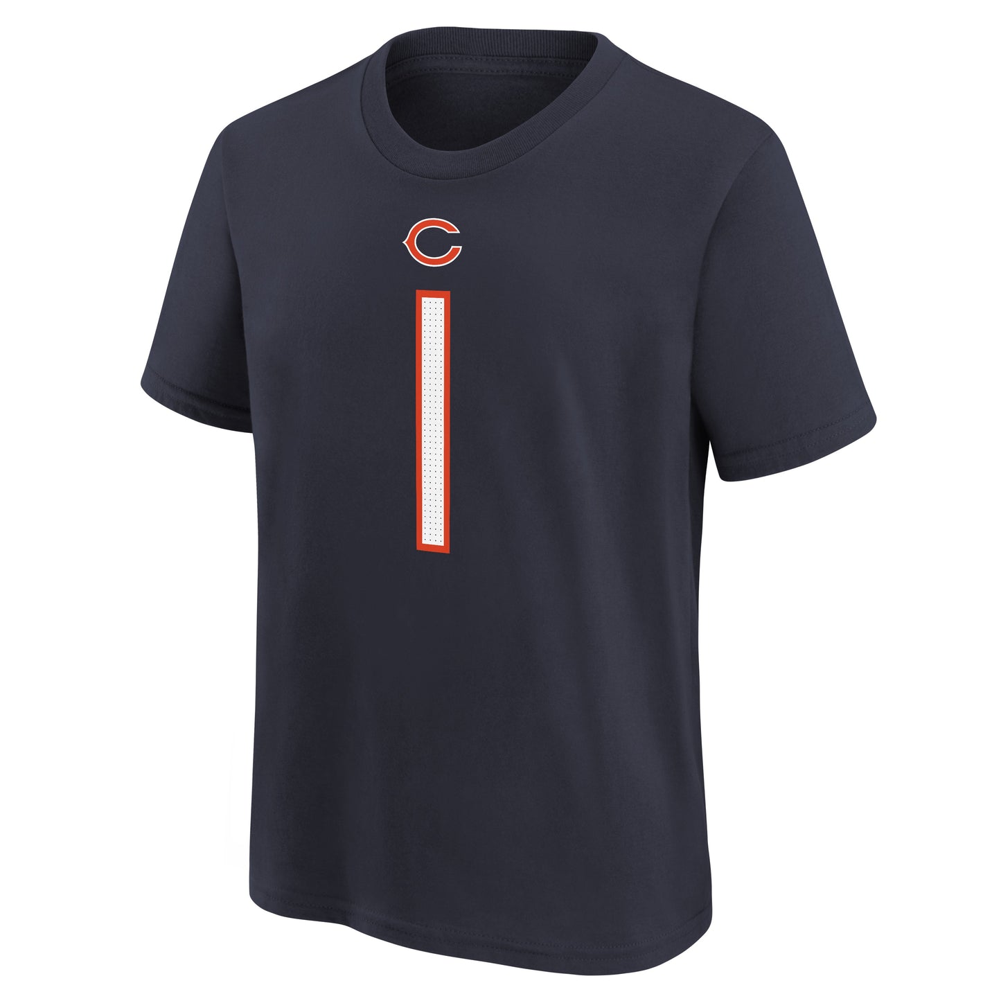 Youth Justin Fields Chicago Bears Nike Navy FUSE Name & Number T-Shirt