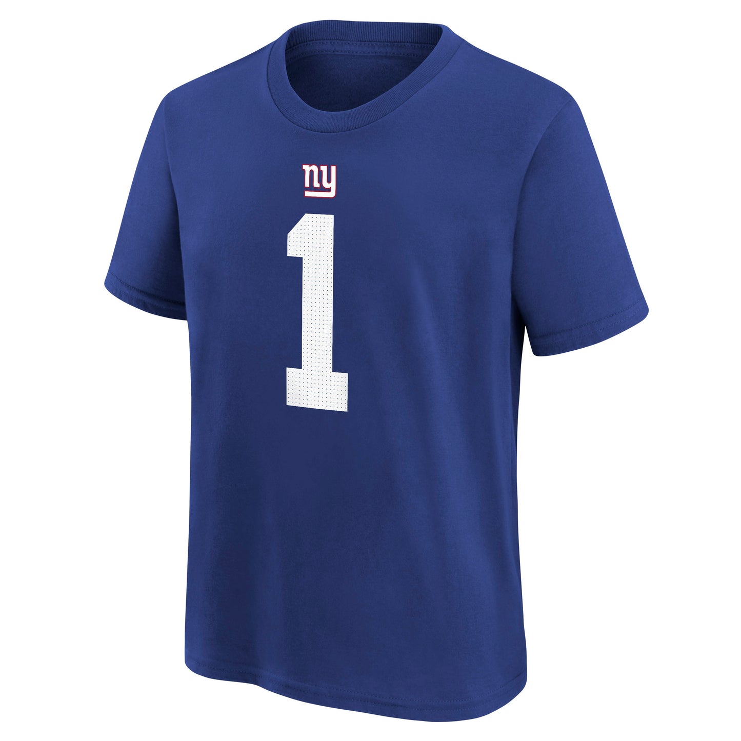 Youth Malik Nabers New York Giants Nike Royal FUSE Name and Number Tee - Pro Jersey Sports