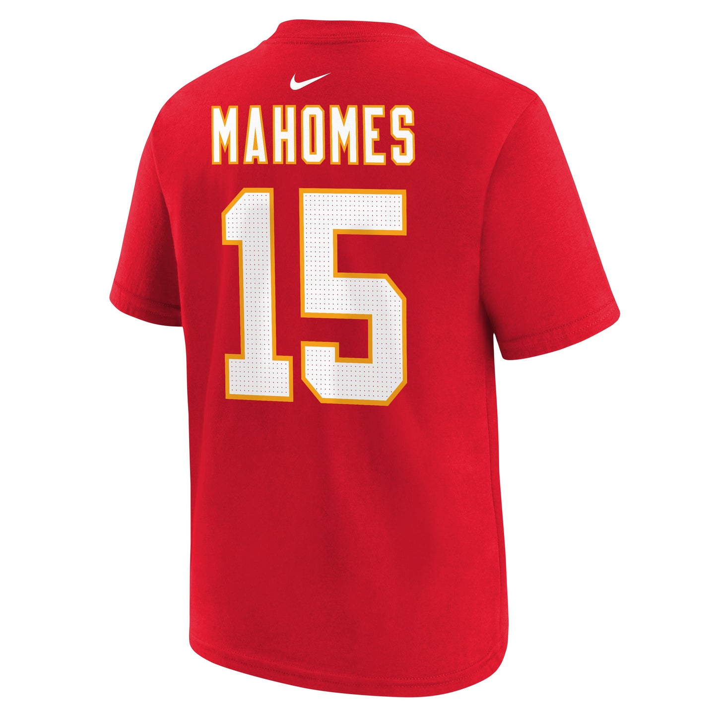 Youth Kansas City Chiefs Patrick Mahomes Nike Red FUSE Name & Number T-Shirt